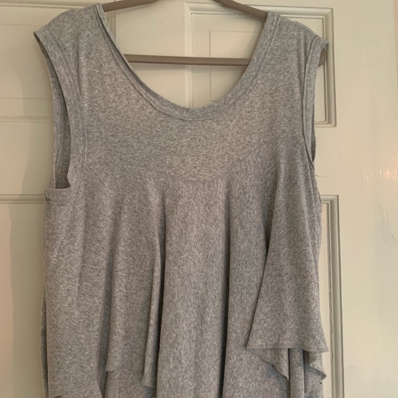 Free people grey flow top - Picture 2 of 2